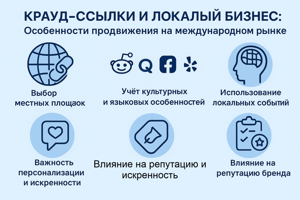 крауд ссылки и локал бизнес
