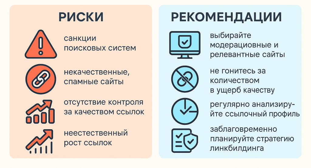 недорогие ссылки для сайта: риски и рекомендации